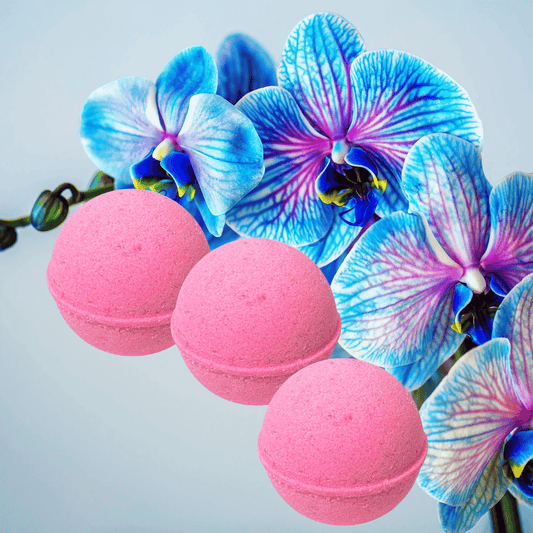 Seaside Orchid Oatmeal Skin Nourishing Bath Bombs