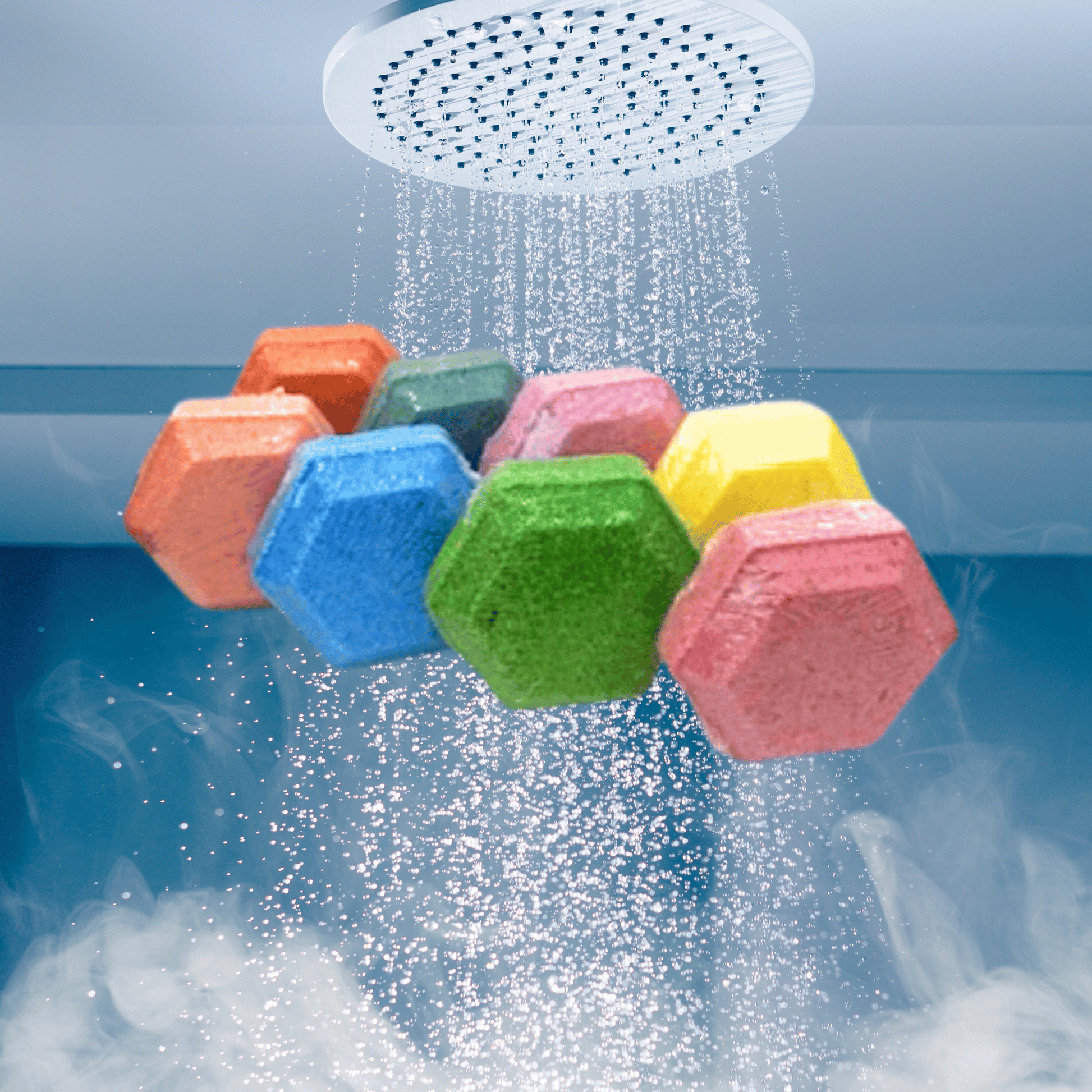 Soothing Showers| 8 Aromatherapy Steamers Gift Box Set in Assorted Scents