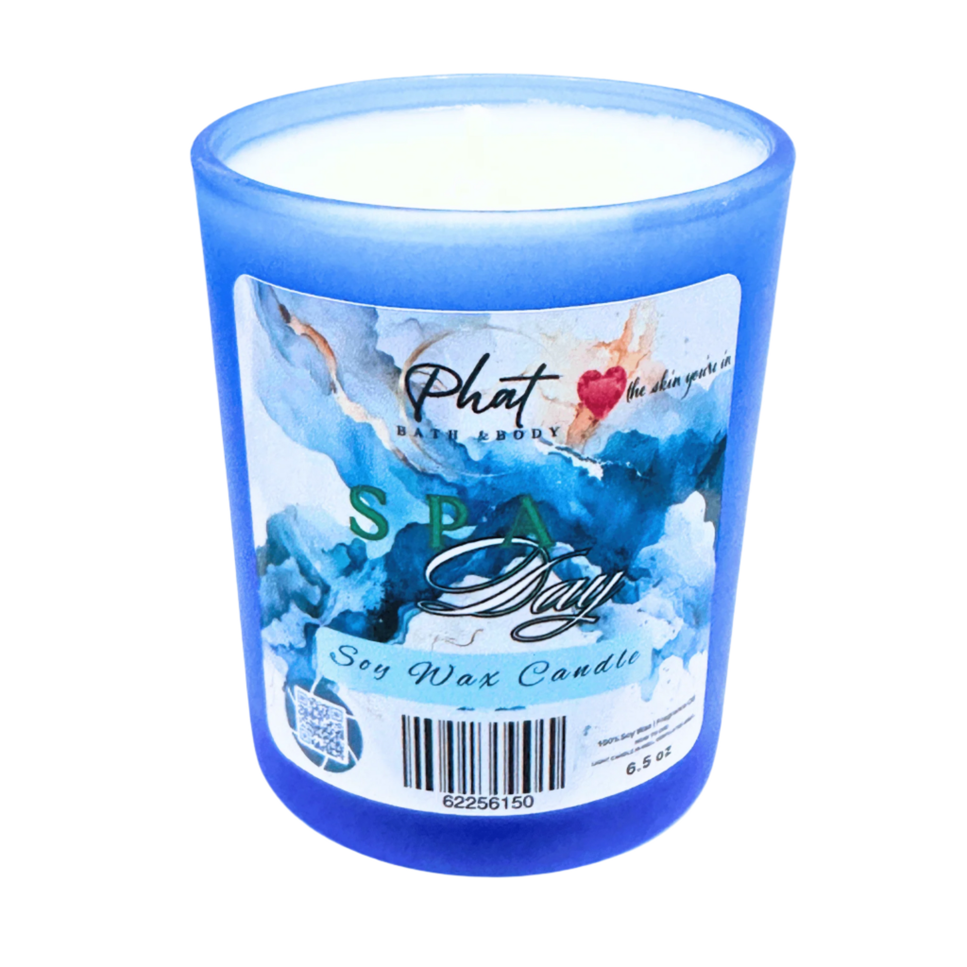 Spa Day Natural Soy Wax Candle Mint Eucalyptus 6.5 oz
