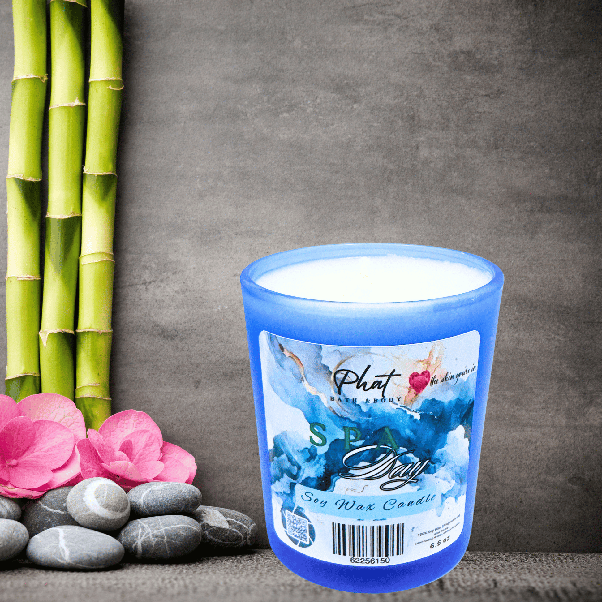 Spa Day Natural Soy Wax Candle Mint Eucalyptus 6.5 oz