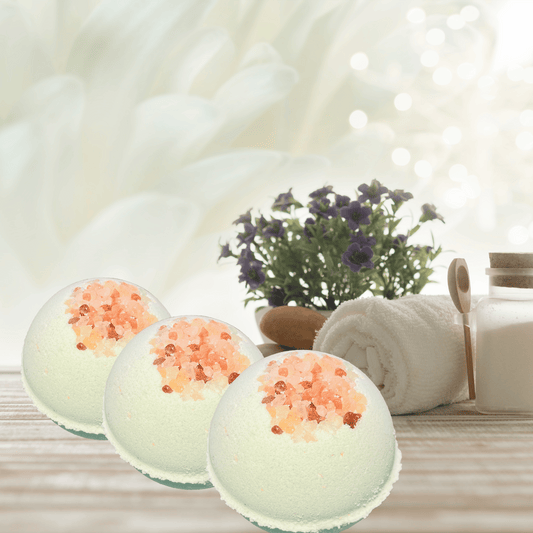 Spa Day Oatmeal Skin Nourishing Bath Bombs Organic Natural Bath Bombs Mint Eucalyptus lemon