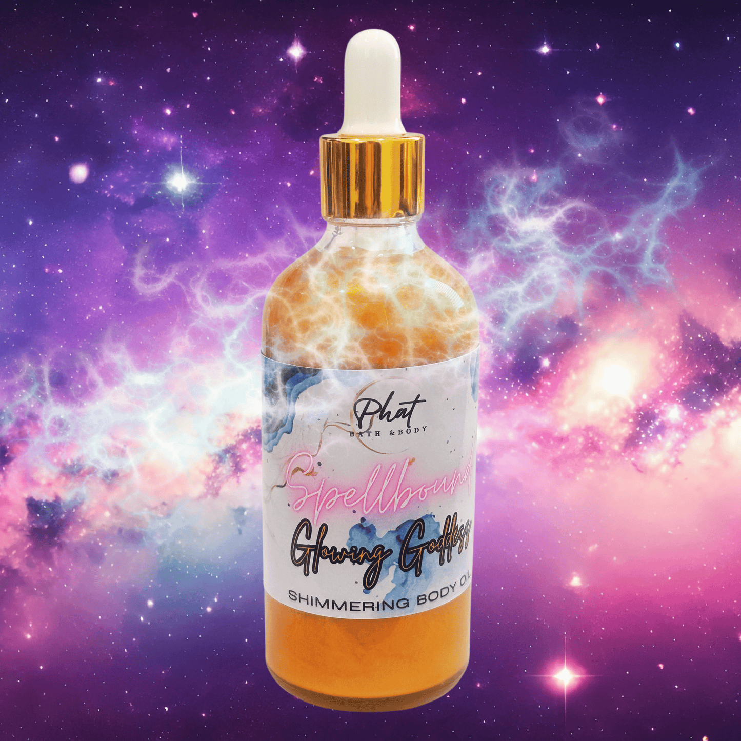 Spellbound Glowing Goddess Natural Shimmer Body Oil Golden Glow Love Spell Type | 3.2 oz