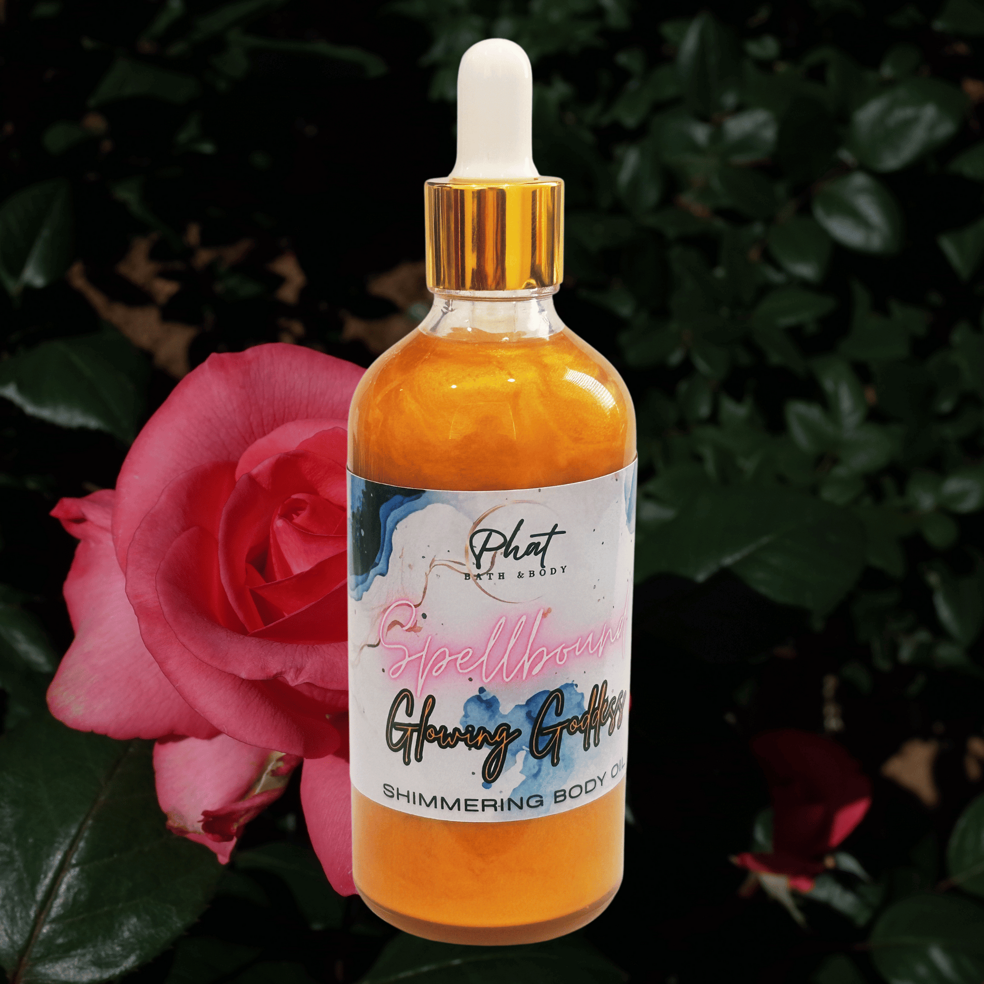 Spellbound Glowing Goddess Natural Shimmer Body Oil Golden Glow Love Spell Type | 3.2 oz