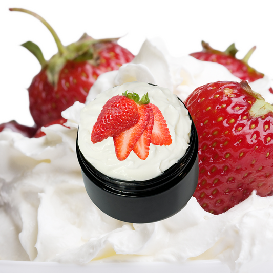 Strawberries and Cream Organic Moisturizing Body Lotion