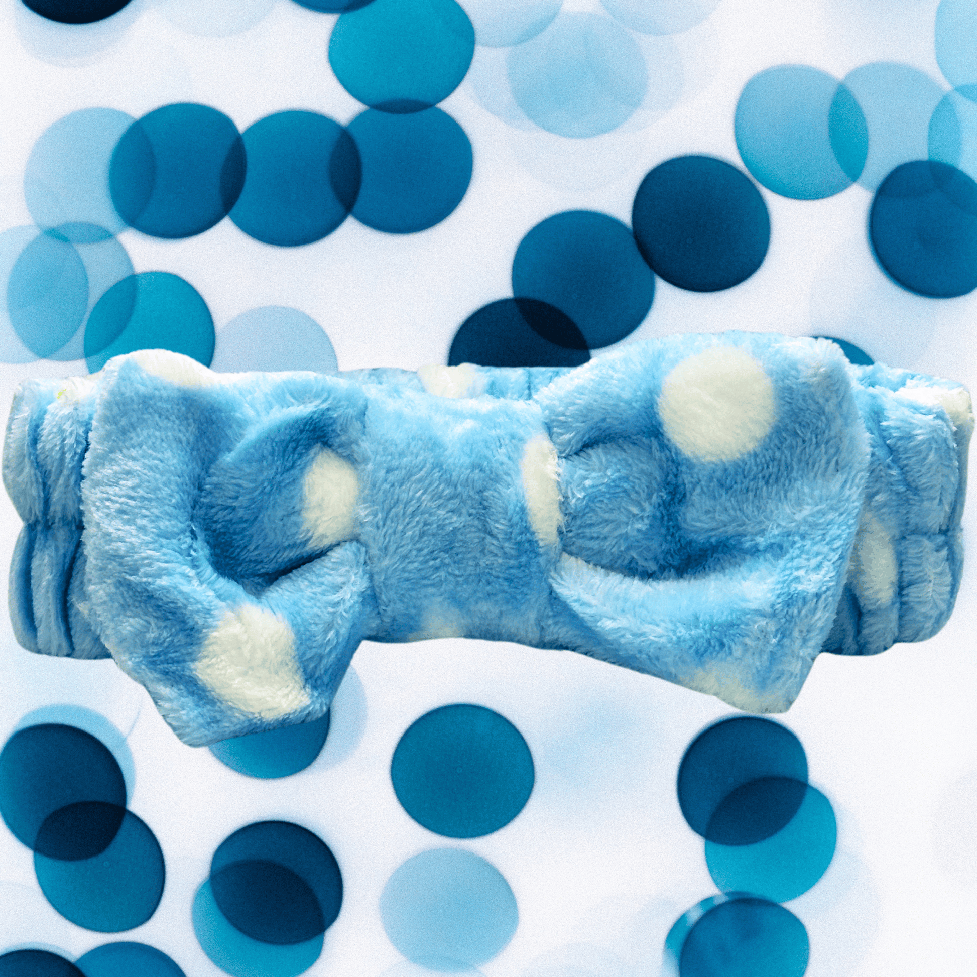 Terry Cloth Headband with Bow for Skincare in Assorted Colors