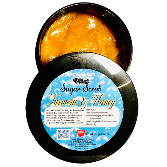 Turmeric and Honey Natural Whipped Shea Sugar Scrub