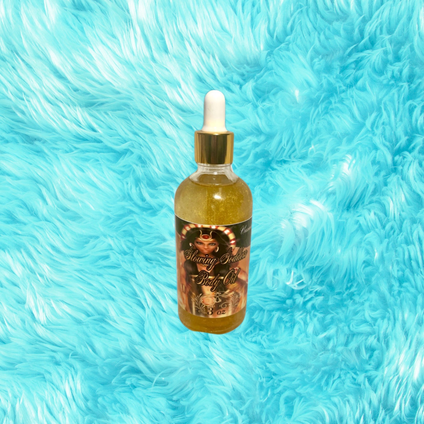 Unscented Glowing Goddess Natural Shimmer Body Oil