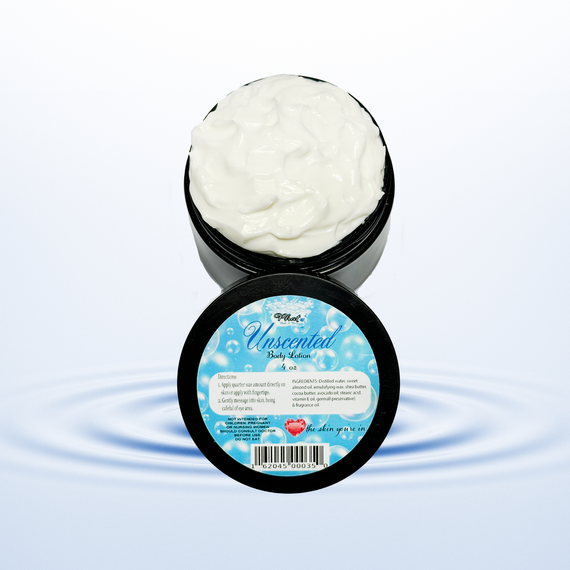 Unscented Organic Moisturizing Fragrance Free Body Lotion