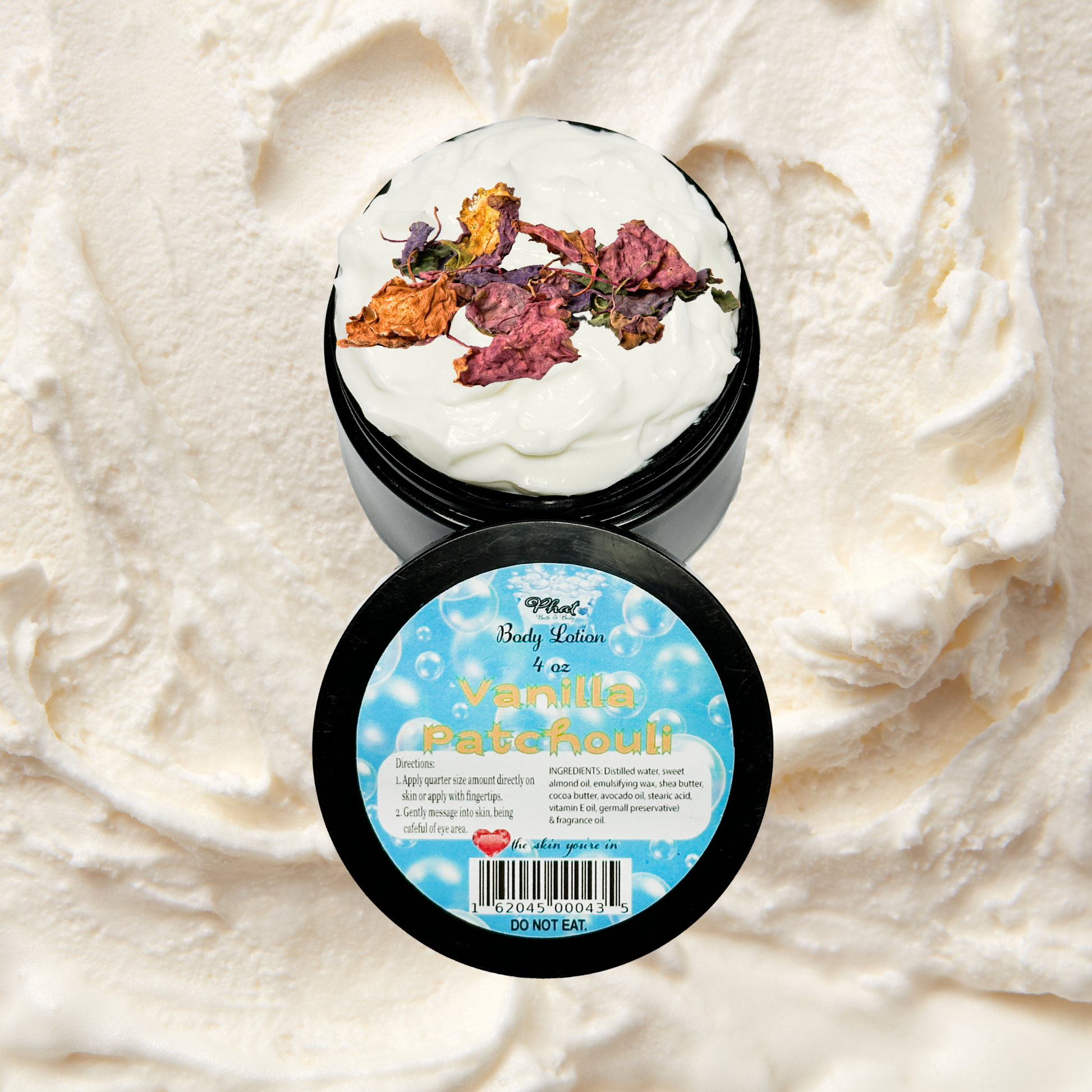 Vanilla Patchouli Organic Moisturizing Body Lotion