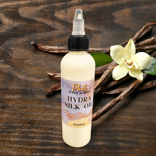 Very Vanilla | Hydra Silk Oil | Hydrate | Smooth | Restore | 4 oz