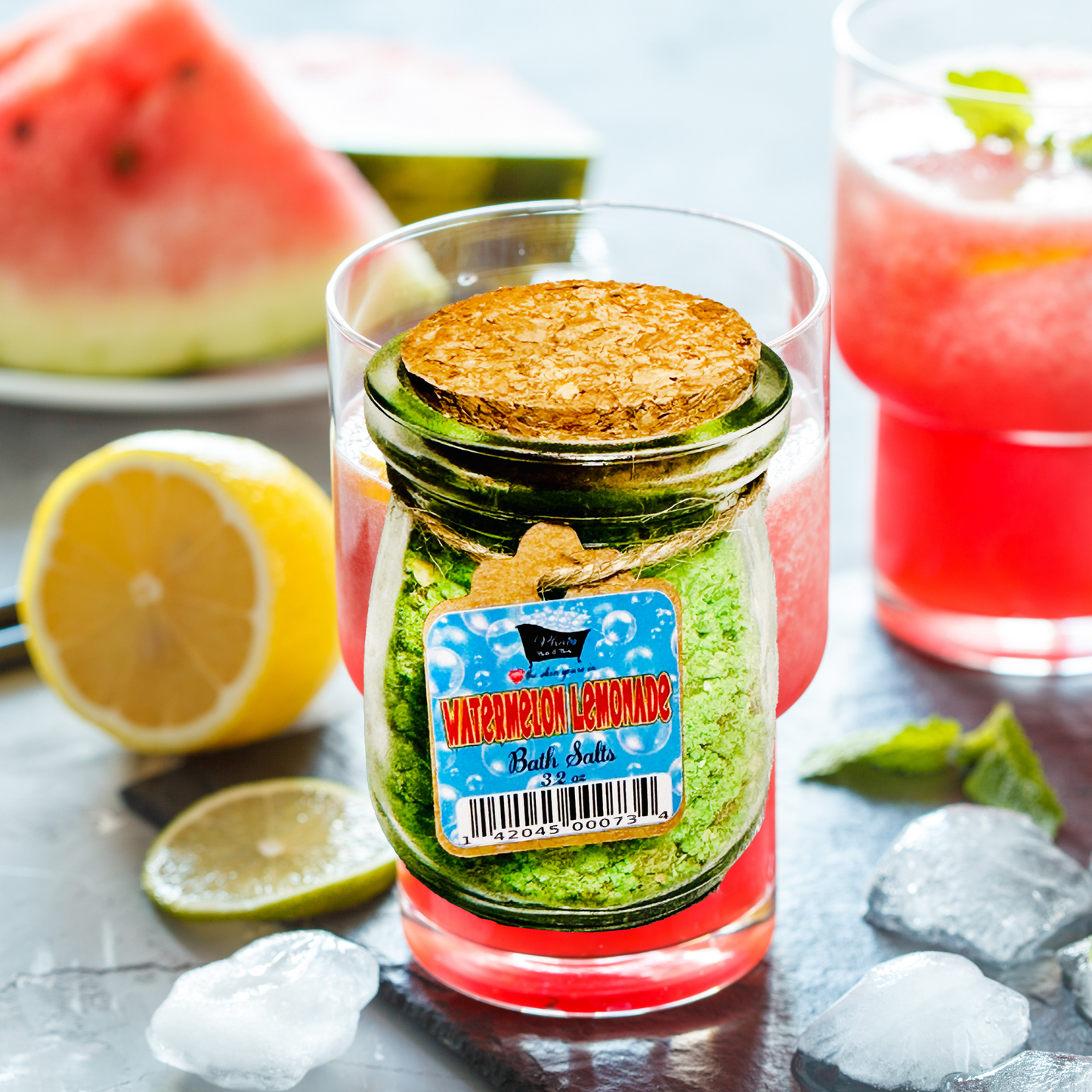 Watermelon Lemonade Natural Bath Salts