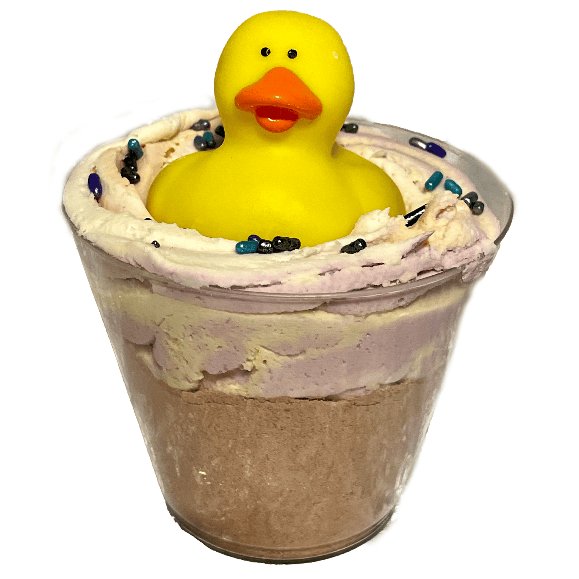 What the Duck Bubble Bombs Bath Bomb Frosting Rubber Ducky Kids Toy