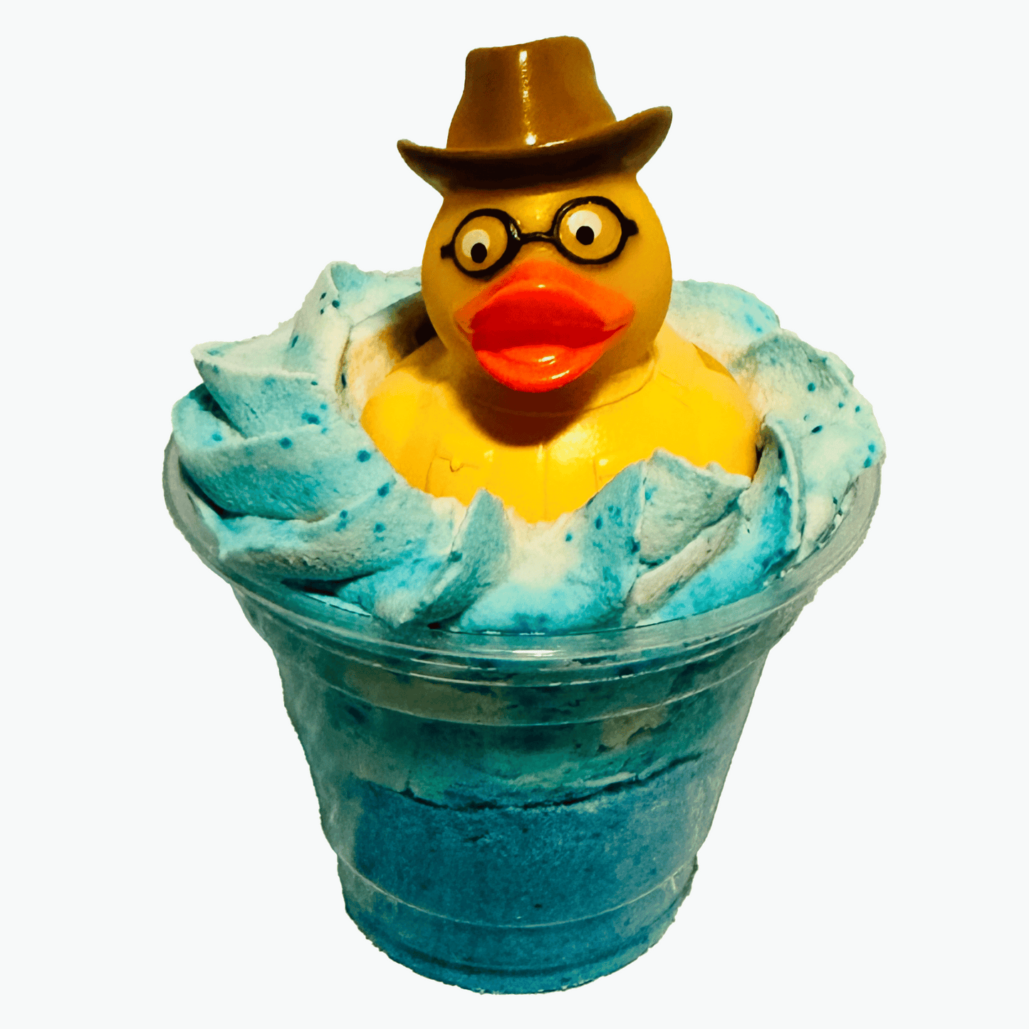 What the Duck Bubble Bombs Bath Bomb Frosting Rubber Ducky Kids Toy