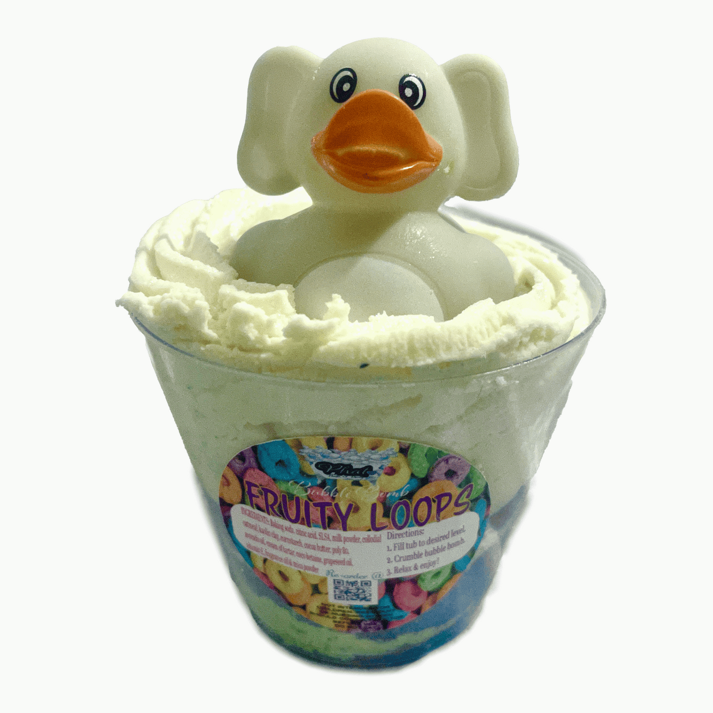 What the Duck Bubble Bombs Bath Bomb Frosting Rubber Ducky Kids Toy