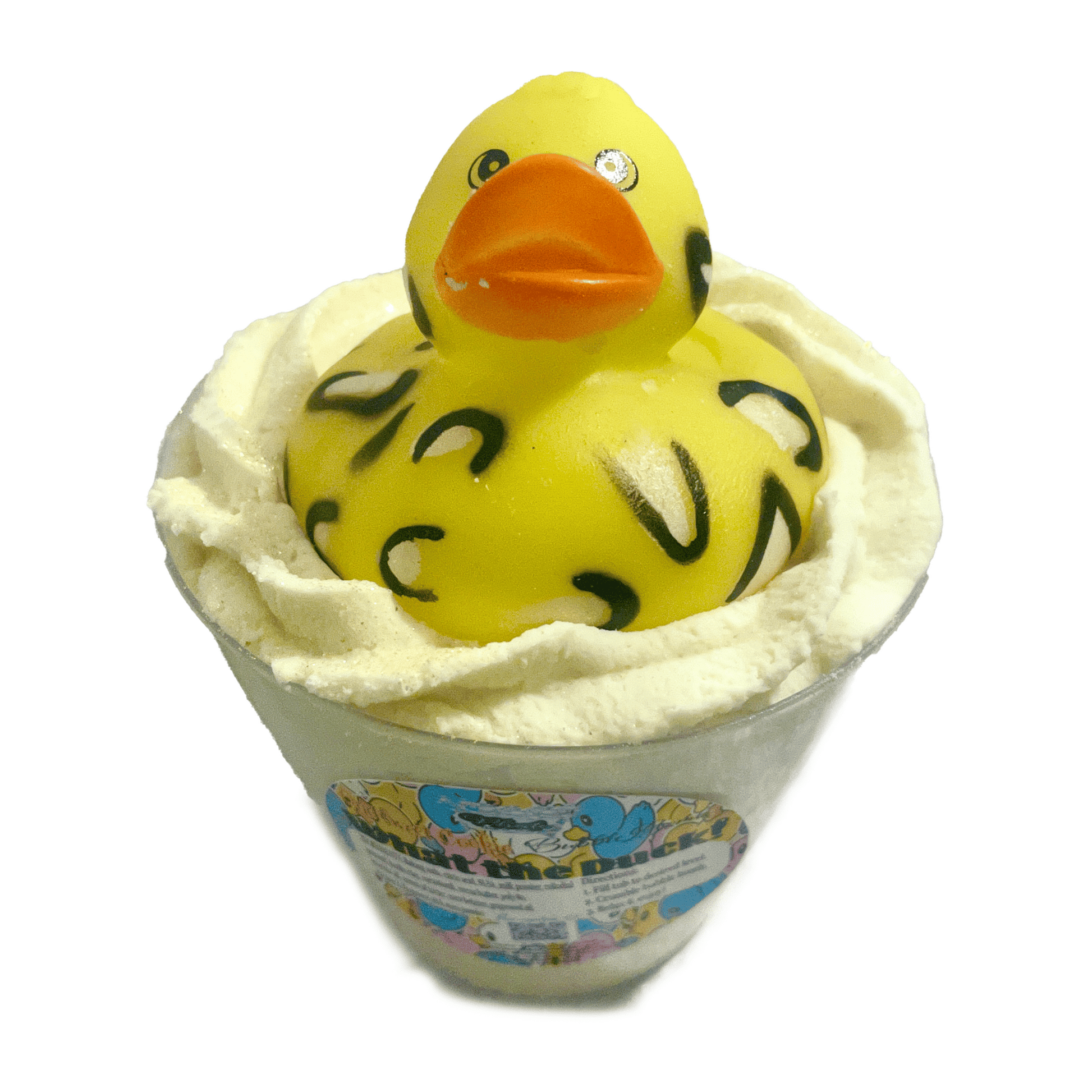 What the Duck Bubble Bombs Bath Bomb Frosting Rubber Ducky Kids Toy
