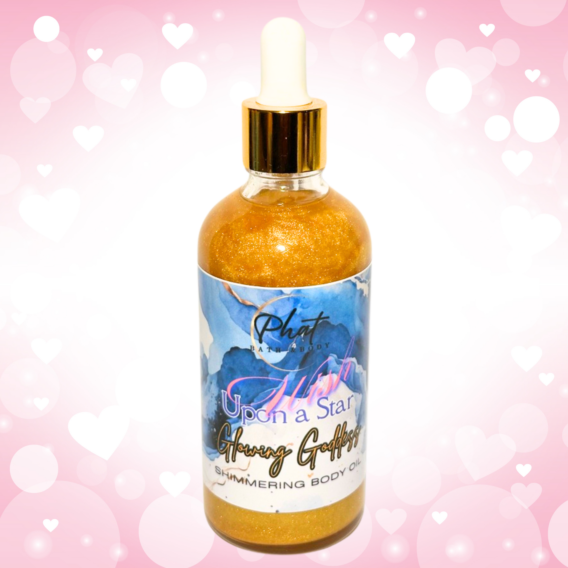 Wish Upon a Star Glowing Goddess Natural Shimmer Body Oil Thousand Wishes