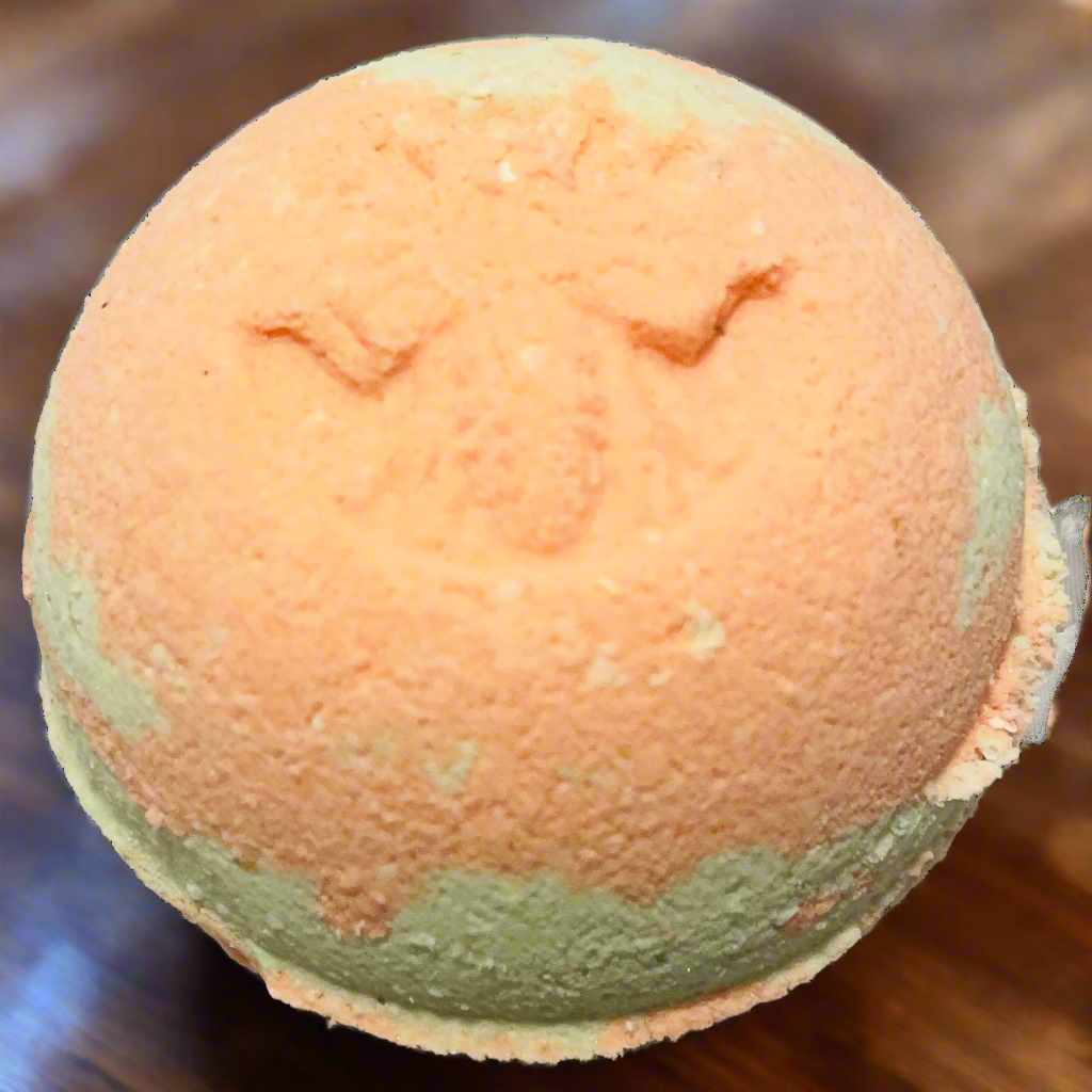 Just Peachy Oatmeal Skin Nourishing Bath Bombs Organic Natural Bath Bombs Vitamin E