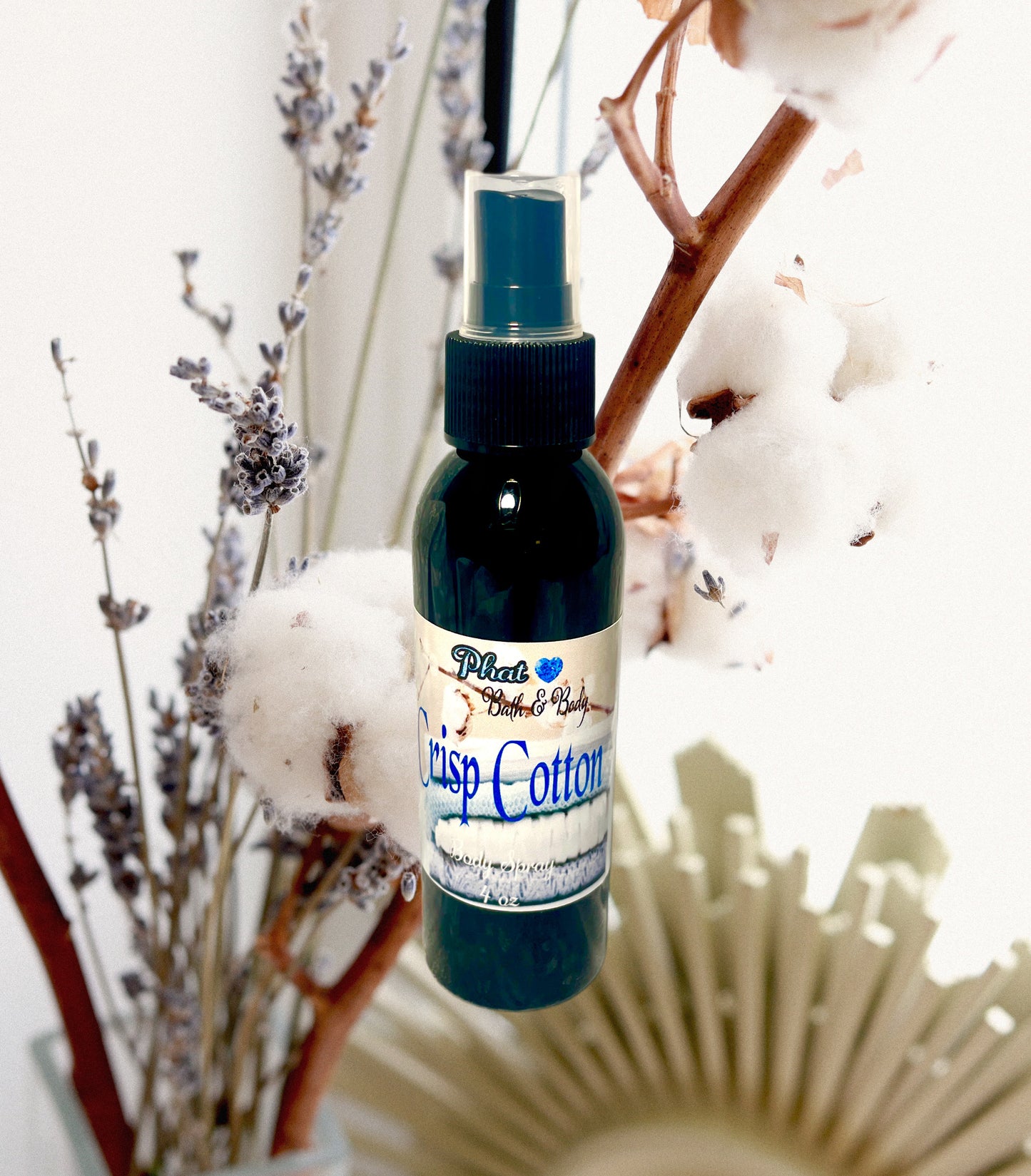 Crisp Cotton Fine Fragrance Mist Body Splash Spray Linen Room Spray 4 oz