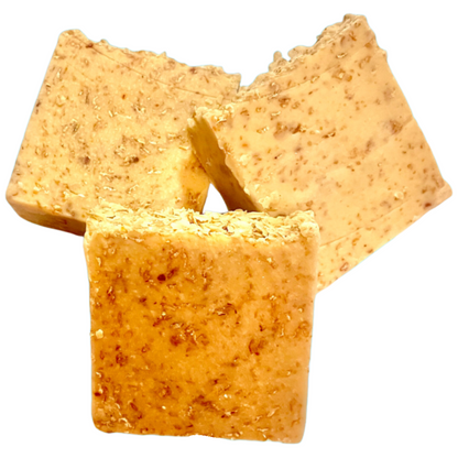 Goat's Milk Oatmeal and Honey Handmade Natural Bar Soap Shea Butter Sensitive Skin Bar Soap