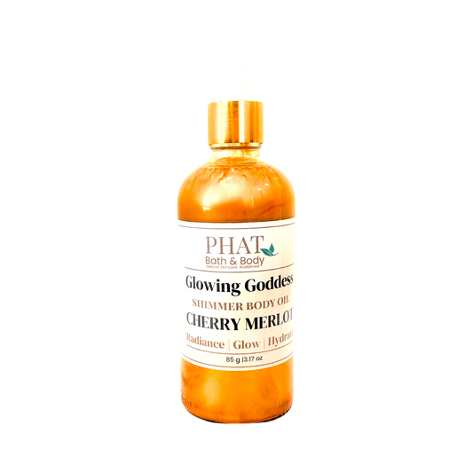 Cherry Merlot Glowing Goddess Shimmer Body Oil