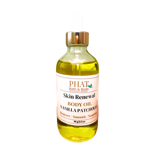Vanilla Patchouli Skin Renewal Body Oil