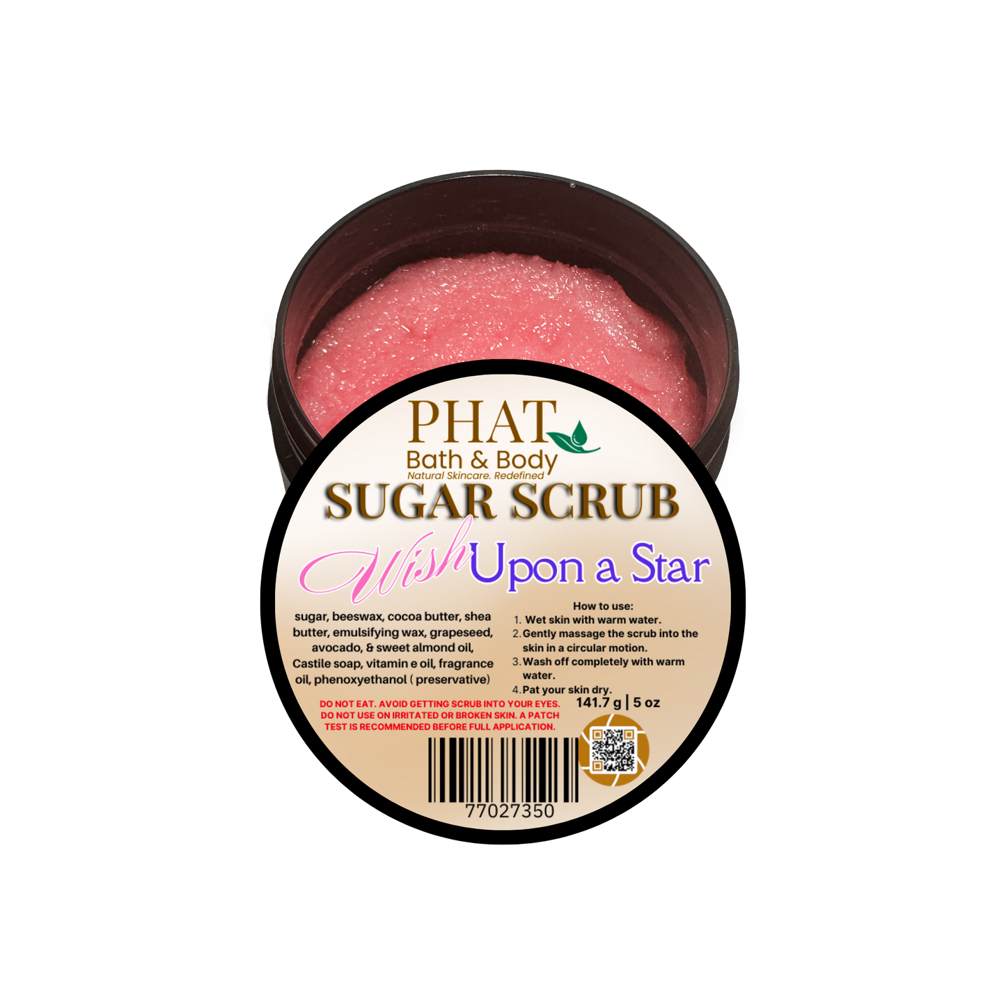 Wish Upon a Star Whipped Sugar Scrub with Cocoa Butter Thousand Wishes Type | 5 oz