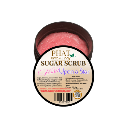 Wish Upon a Star Whipped Sugar Scrub with Cocoa Butter Thousand Wishes Type | 5 oz