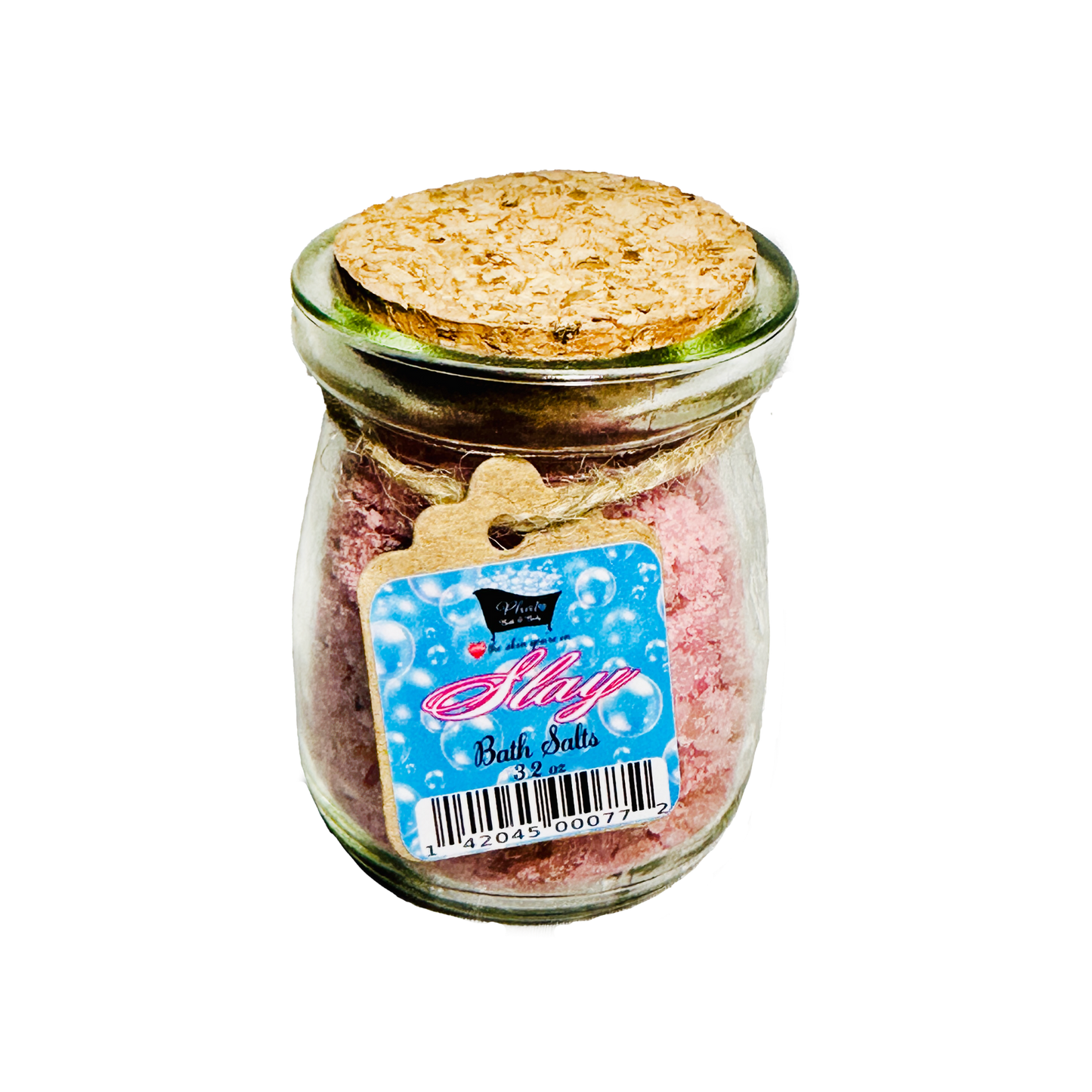 Slay Natural Bath Salts with Kaolin Avocado & Sea Salt Bath Soak Bite Me Type | 3.5 oz