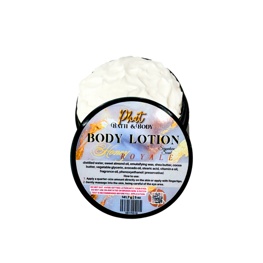 Honey Royale Signature Scent Organic Moisturizing Body Lotion with Shea Cocoa Butter  | 5 oz