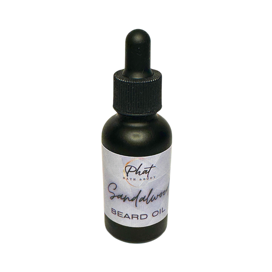 Sandalwood Natural Beard Oil with Rosehip Essential & Carrot Seed Oil | 1 oz