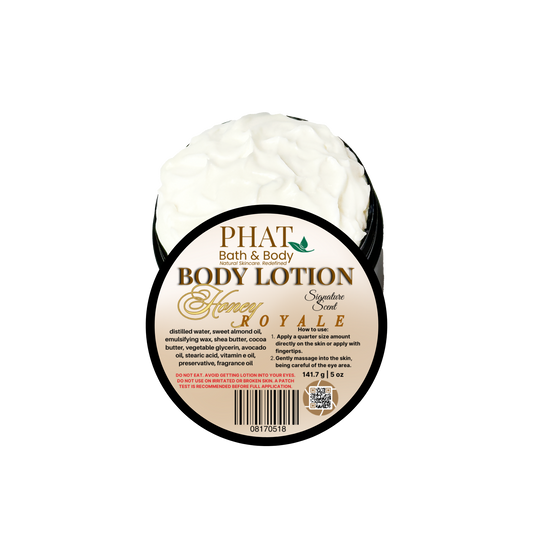 Honey Royale Signature Scent Organic Moisturizing Body Lotion with Shea Cocoa Butter  | 5 oz
