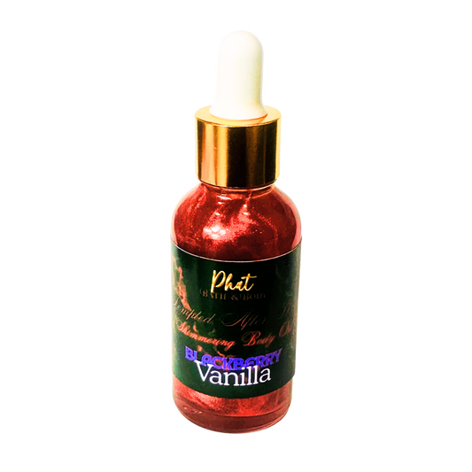 TEMPTED | After Dark Red Shimmer Body Oil | 1 oz