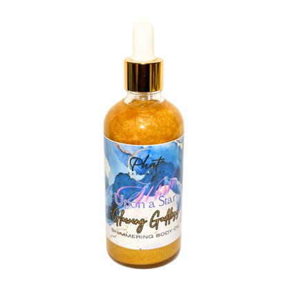 Wish Upon a Star Glowing Goddess Natural Shimmer Body Oil Thousand Wishes Type Golden Glow | 3.2 oz