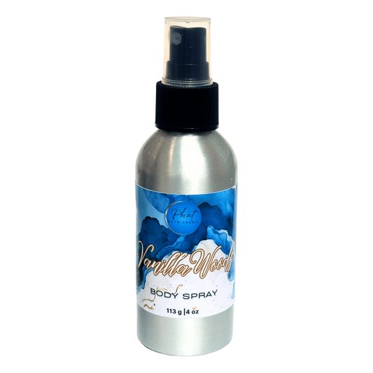 Vanilla Woods Fragrance Body Spray for Men | 4 oz