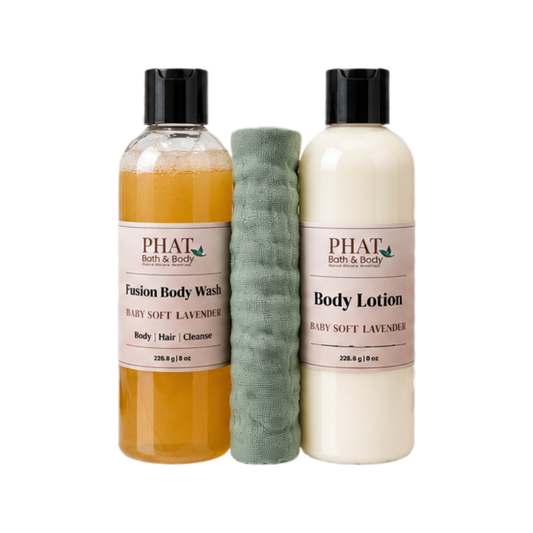 Baby Soft Lavender Bath Set