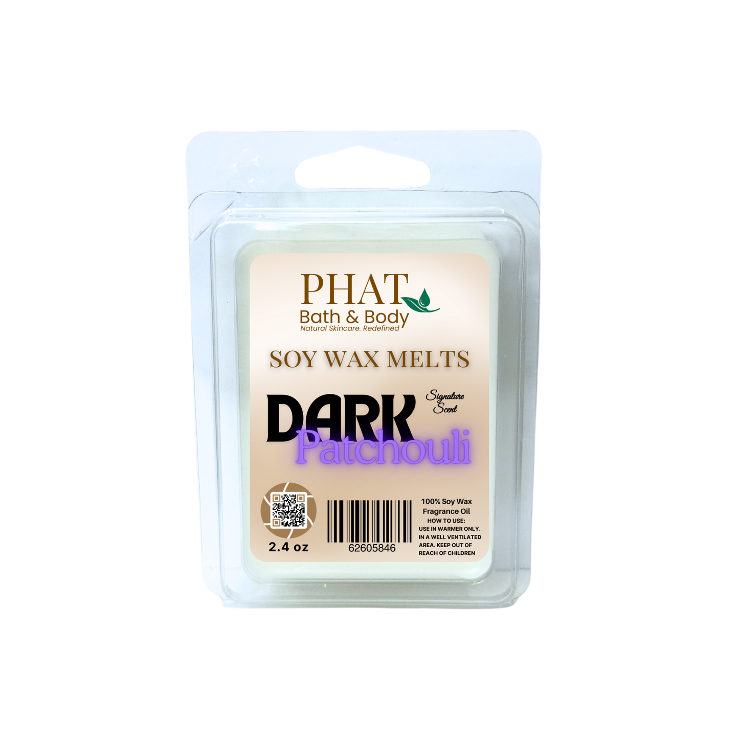 Dark Patchouli Signature Scent Soy Wax Melts | 2.4 oz