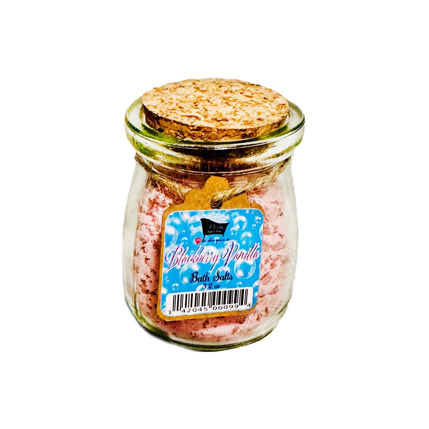 Blackberry Vanilla Natural Bath Salts with Kaolin Avocado & Sea Salt Black Raspberry Vanilla Type | 3.5 oz