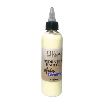 Amber & Lavender | Hydra Silk Hair Oil | Hydrate | Smooth | Restore | 4 oz