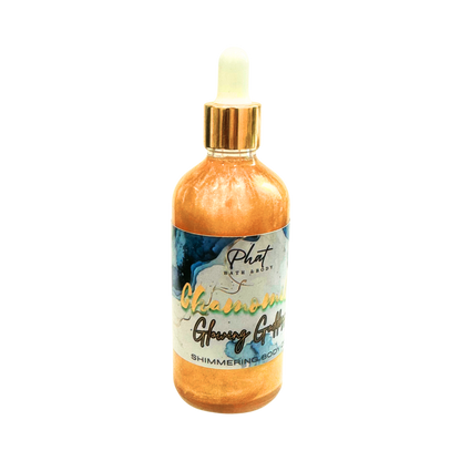 Chamomile Glowing Goddess Natural Shimmer Body Oil Golden Glow | 3.2 oz