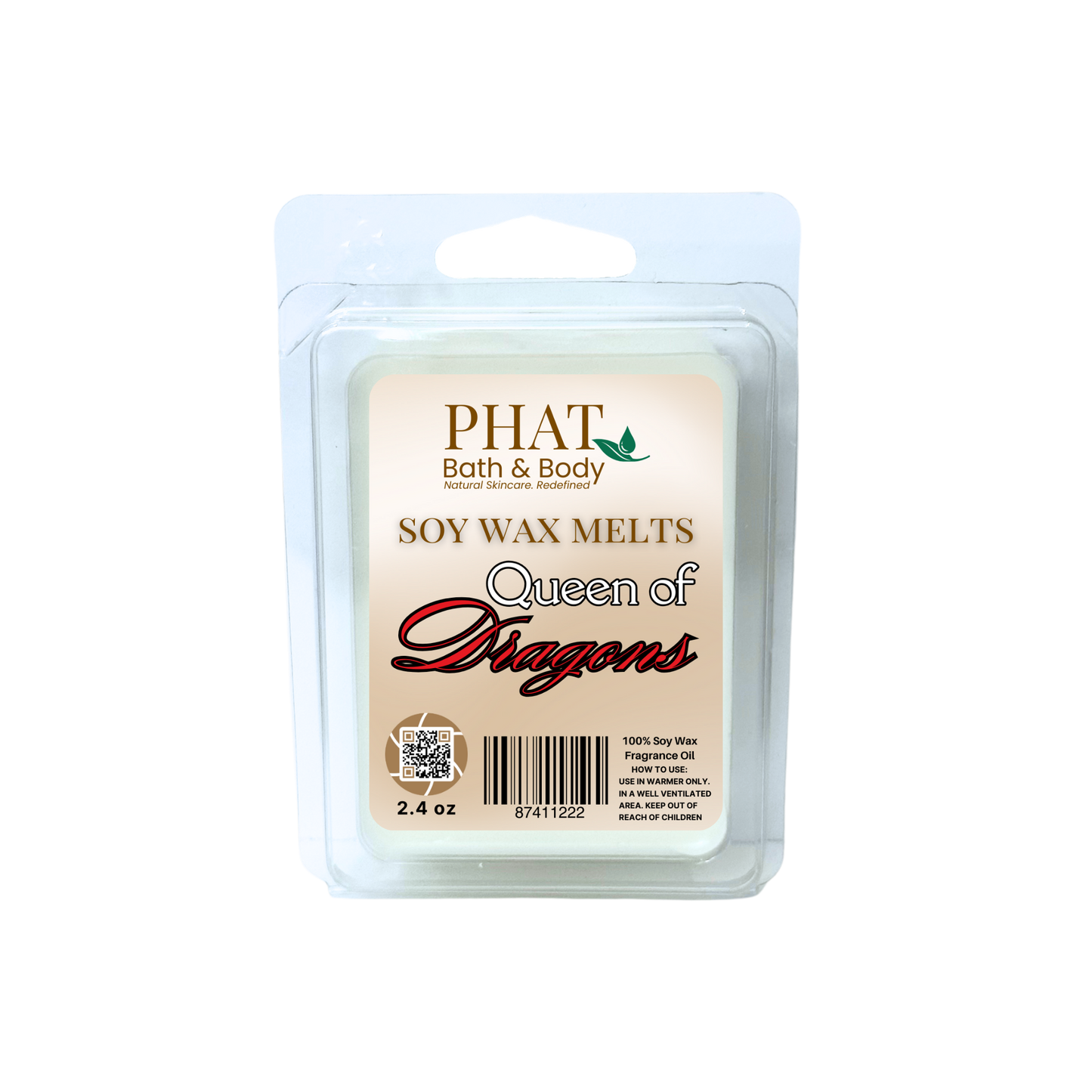 Queen of Dragons Soy Wax Melts Dragons Blood Type | 2.4 oz