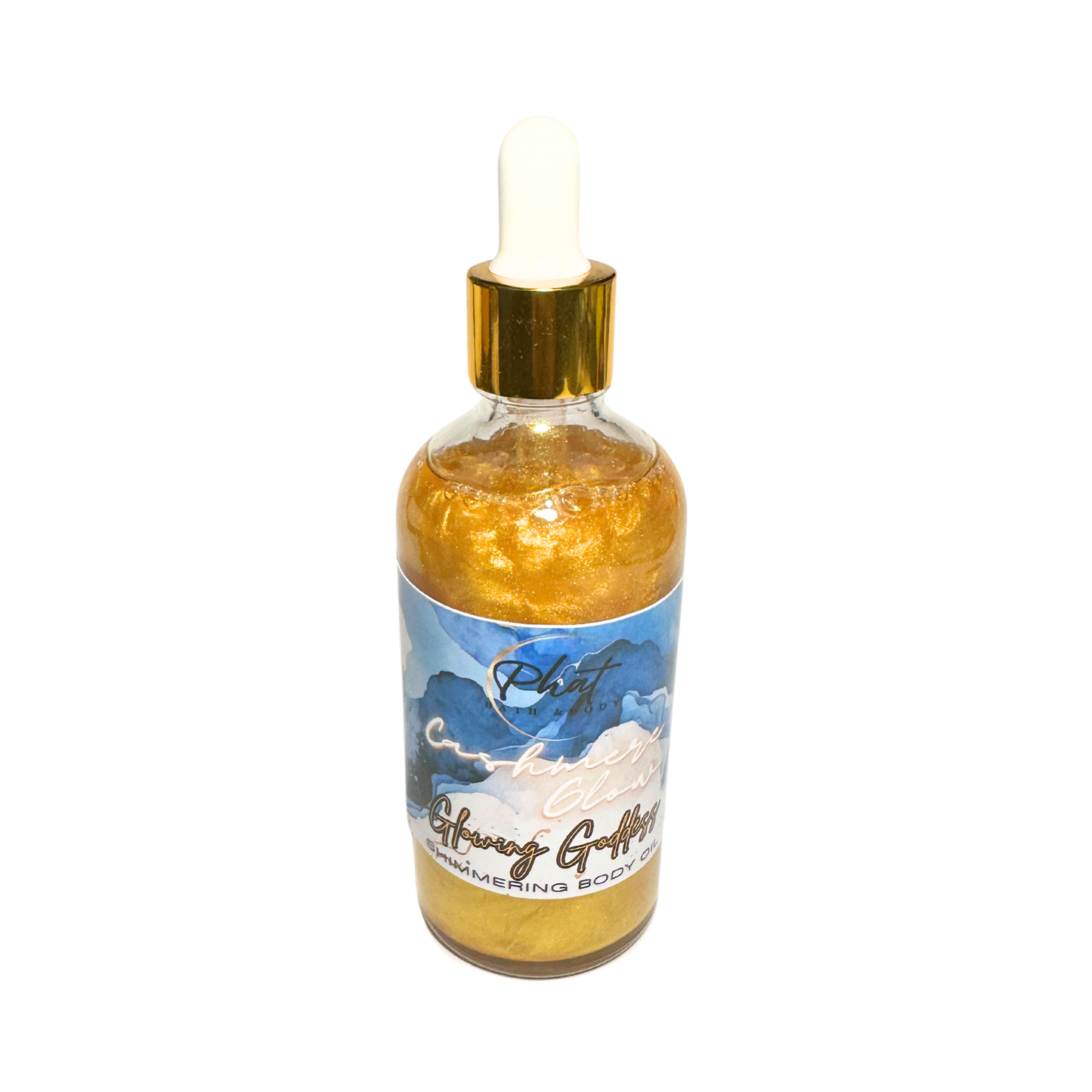 Cashmere Glow Glowing Goddess Natural Shimmer Body Oil Golden Glow | 3.2 oz