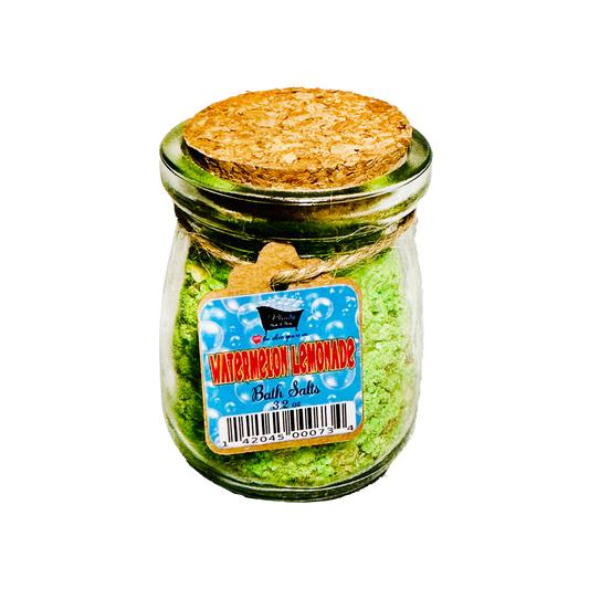 Watermelon Lemonade Natural Bath Salts with Kaolin Avocado & Sea Salt Bath Soak | 3.5 oz