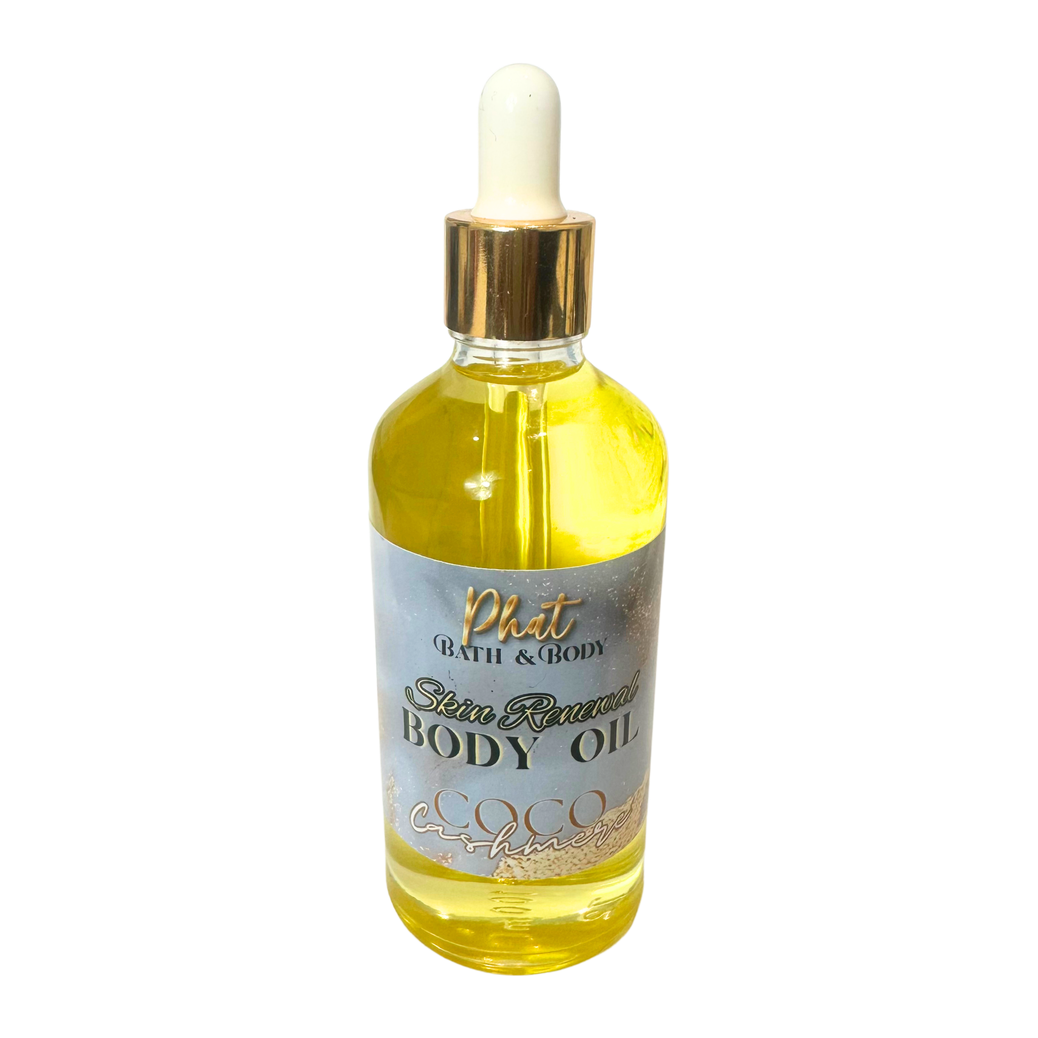 Coco Cashmere Skin Renewal Natural Body Oil with Rosehip Carrot Seed Oil Cocoa Butter Cashmere Type | 3.2 oz