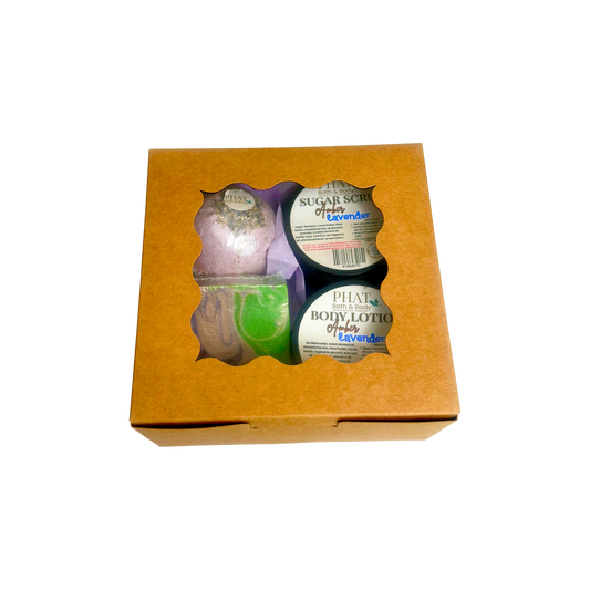 Amber & Lavender Bath & Body Gift Box