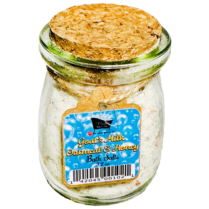 Goat's Milk Oatmeal and Honey Bath Salts Avocado Sea Salt Bath Soak