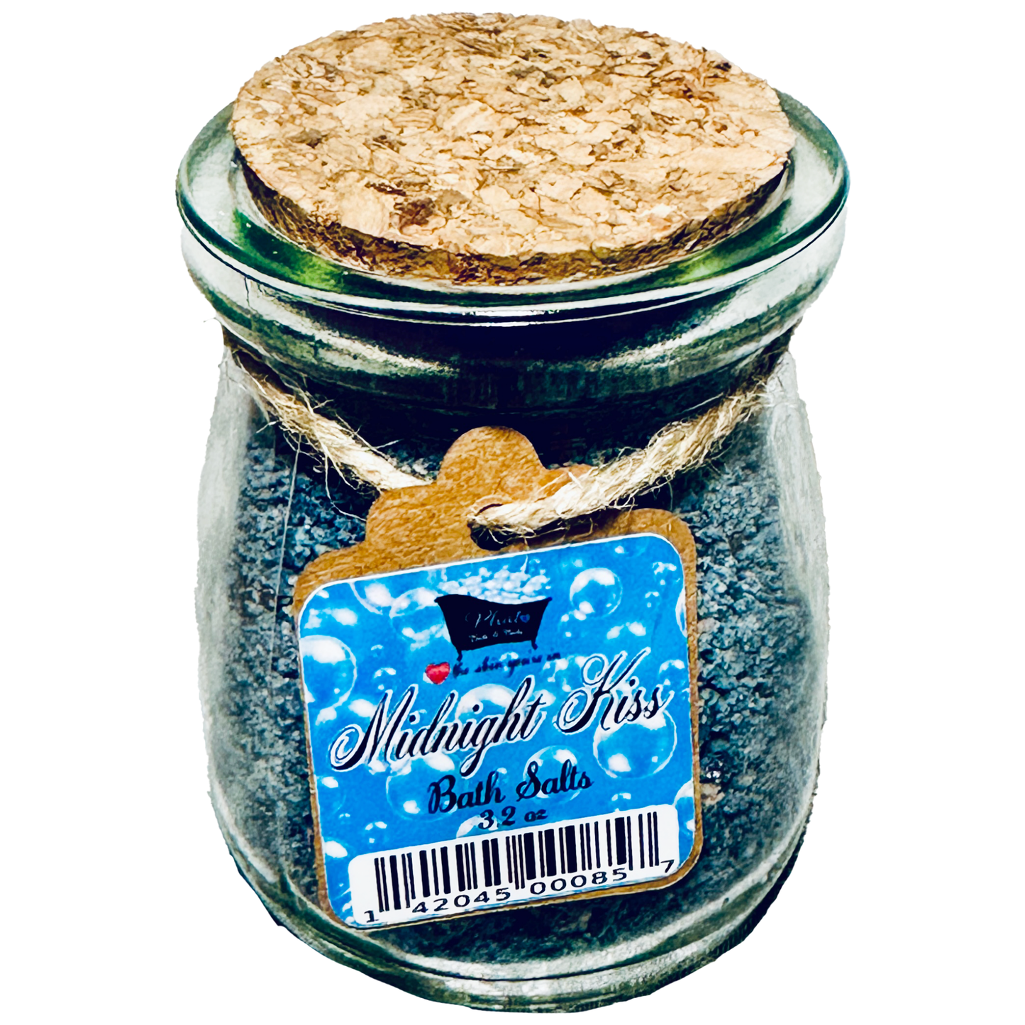 Midnight Kiss Bath Salts Kaolin Avocado Sea Salt Bath Dark Kiss Type