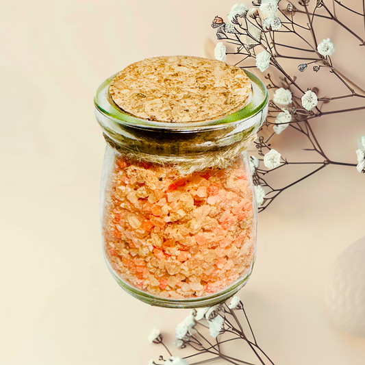 Just Peachy Natural Bath Salts with Kaolin Avocado & Sea Salt Bath Soak | 3.5 oz