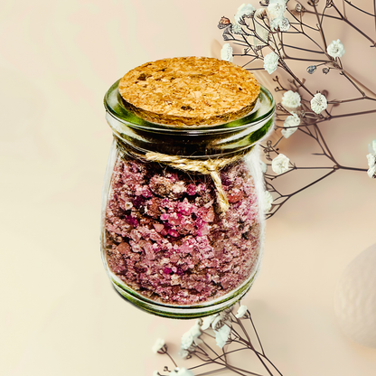 Dark Patchouli Signature Scent Natural Bath Salts with Kaolin Avocado & Sea Salt Bath Soak | 3.5 oz