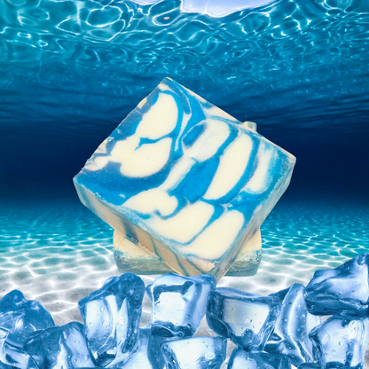 Agua Fria Handmade Natural Bar Soap For Men Coconut & Olive Oil Soap Cool Water Type