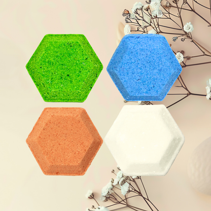 Assorted Natural Aromatherapy Relaxing Shower Steamers with Menthol | Qty 4